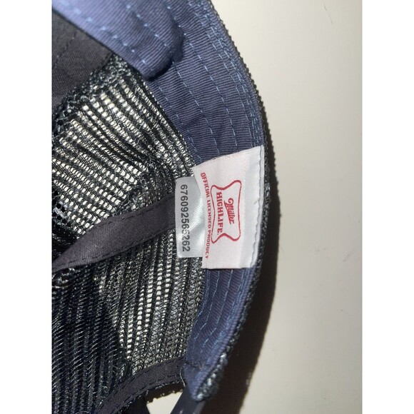 Miller High Life Snapback Hat Mesh Back Trucker Cap Liquor Beer Brew Rainbow - Picture 3 of 4